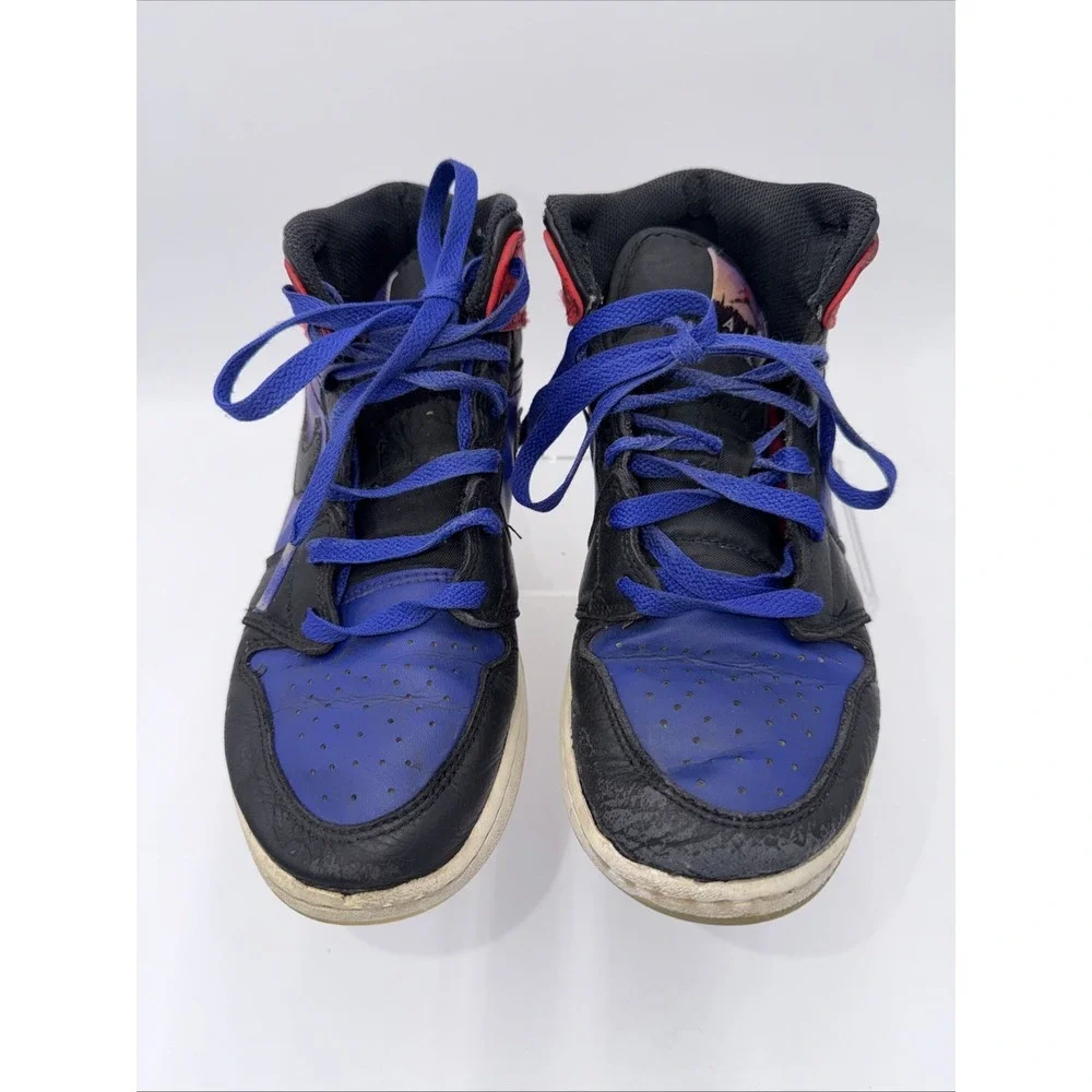 Nike Air Jordan‎ 1 Mid Skyline Youth | Size 5.5Y | Concord Black/Red/Blue